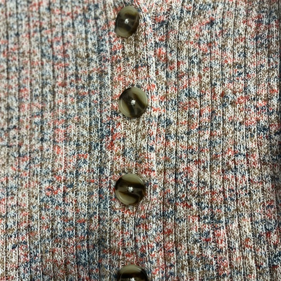 Madewell Marlbed Shrunken Ribbed Cardigan Sweater XS V-Neck - Picture 9 of 9